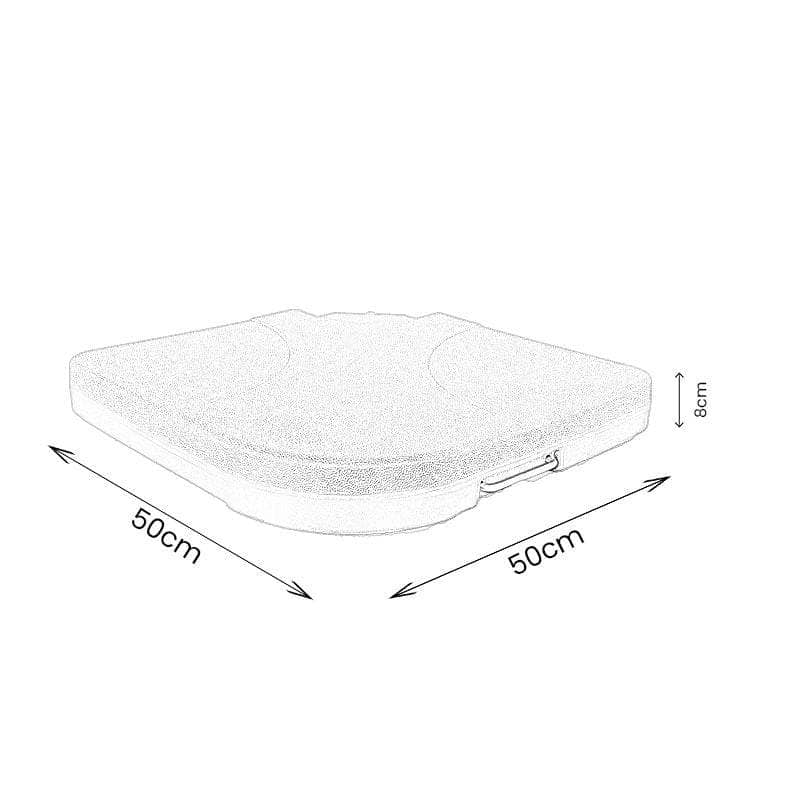 Gardening - Weatherking 4 Piece Parasol Base 15L - 60009022