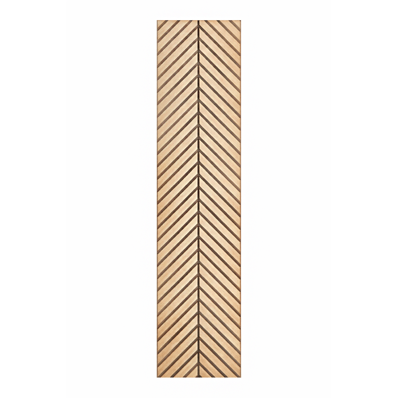 Wall Panelling - Slim Herringbone Acoustic Panel - White Oak - 60418248