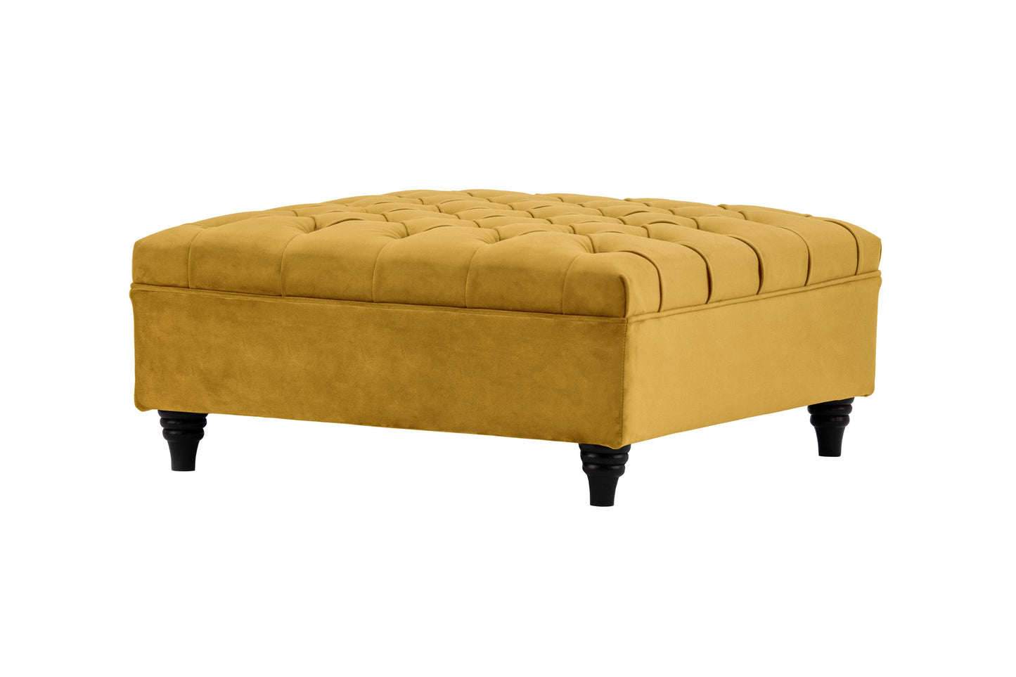- Canterbury Footstool - Mustard - 60012674