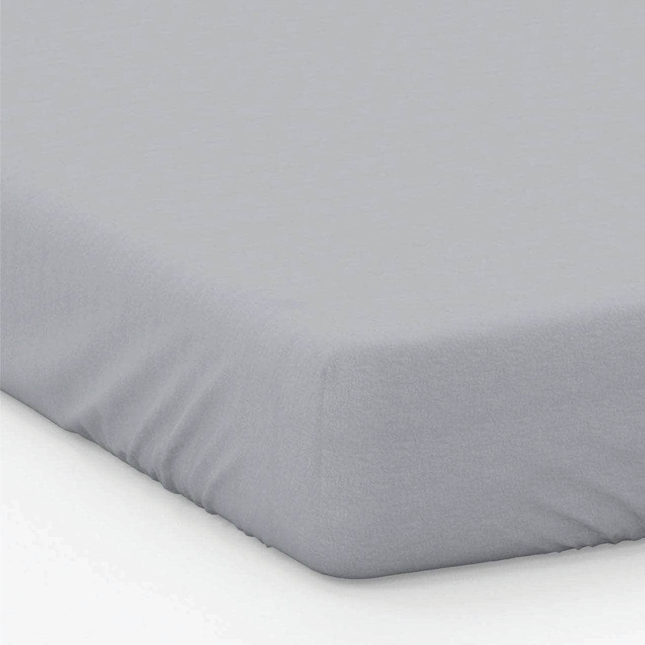 Homeware - 200 Count Polycotton 30cm Fitted Sheet - Cloud -