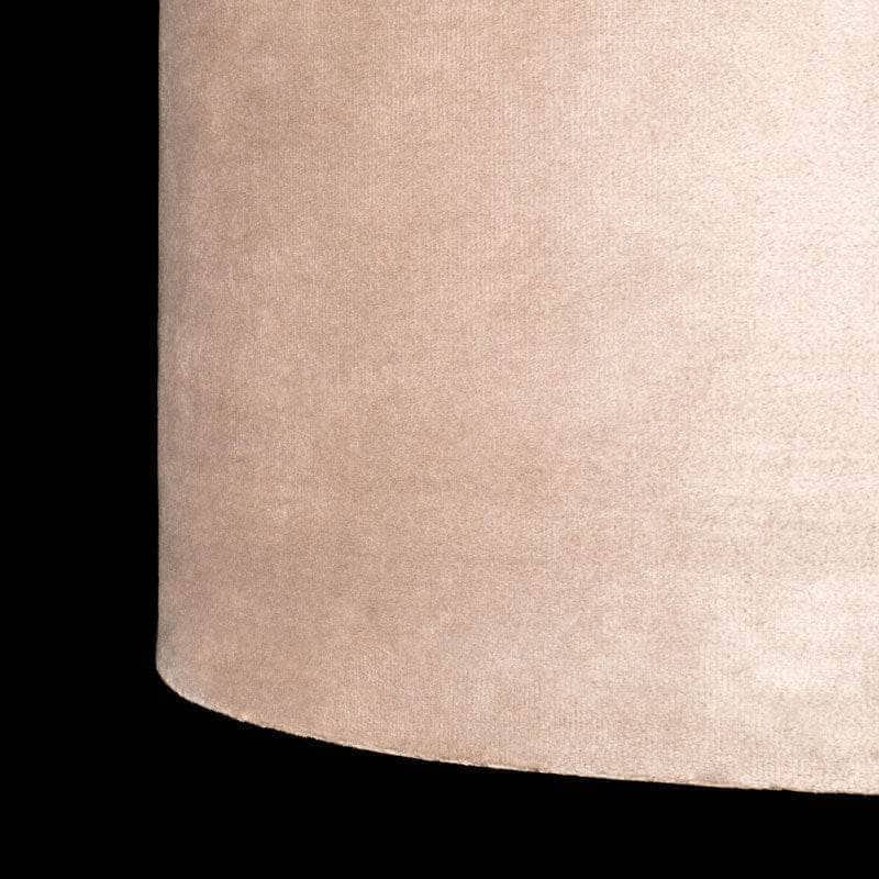 Lights - Forli Taupe Velvet Light Shade - 38cm - 60006156