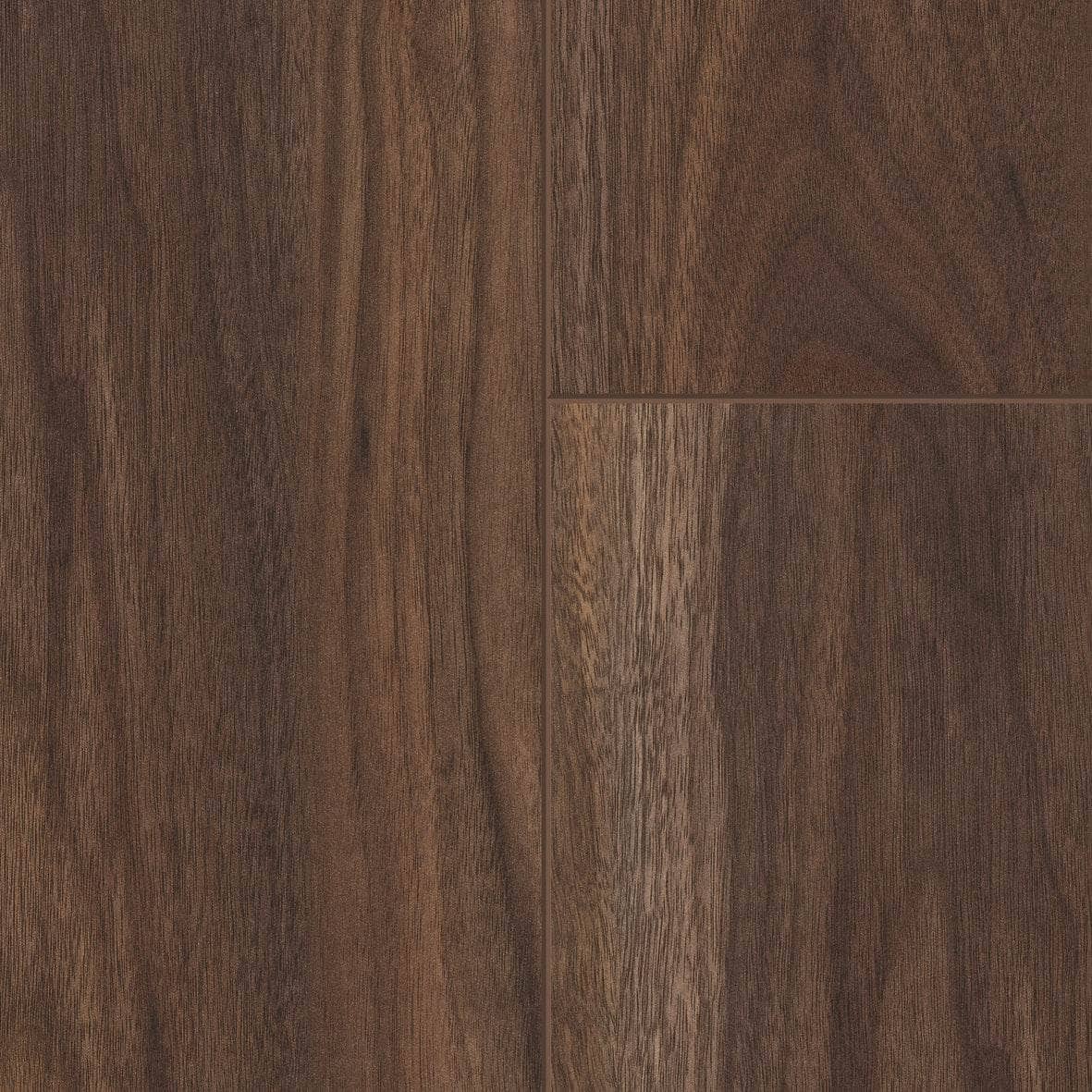 Flooring & Carpet  -  Krono Vario Plus Dark Walnut 12mm Laminate Flooring (1.48m² Pack)  -  60003742