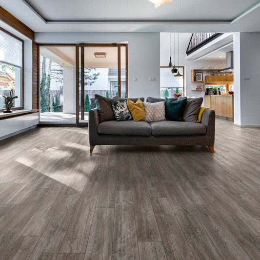 Flooring & Carpet  -  Krono Vario Plus Ponderosa Pine 12mm Laminate Flooring (1.48m² Pack)  -  60003744