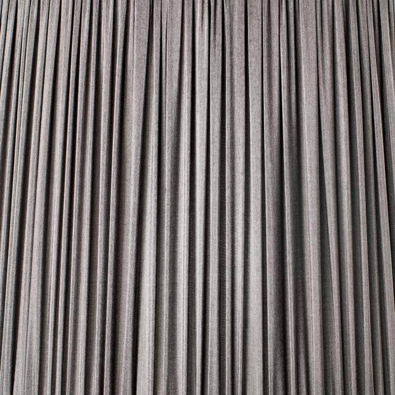 Lights  -  Laura Ashley Hemsley Pleated Silk Light Shade Charcoal Grey - 12 inch  -  60006255