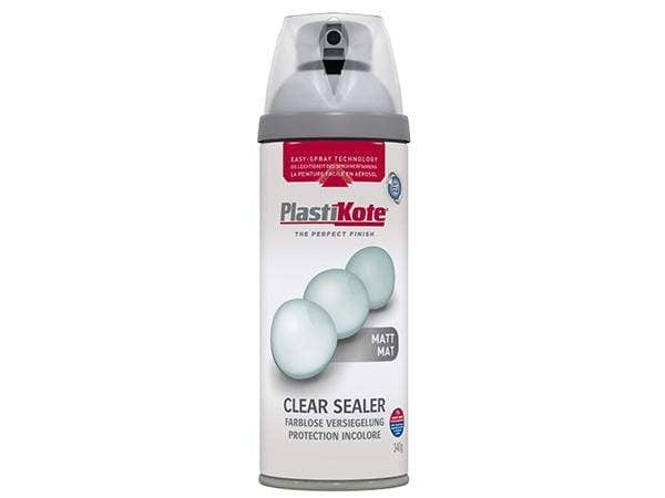 Paint - Plastikote Twist And Spray Clear Acrylic Matt Paint - 50091003