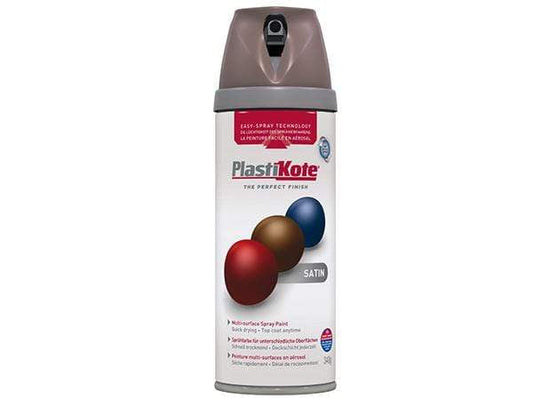 Paint  -  Plastikote Twist And Spray Satin Cappuccino Paint  -  50090988