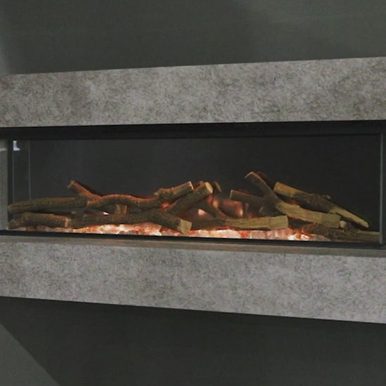 Evonic Crenshaw 1500 Soapstone Wall Mounted Fire Suite