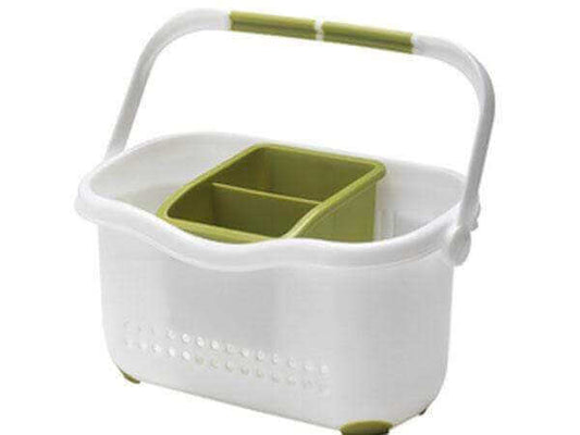 Kitchenware  -  Addis White And Green Sink Caddy  -  50111418