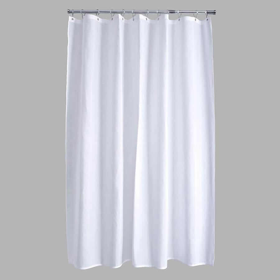 Homeware - Aqualona 200Cm White Polyester Shower Curtain - 50075386