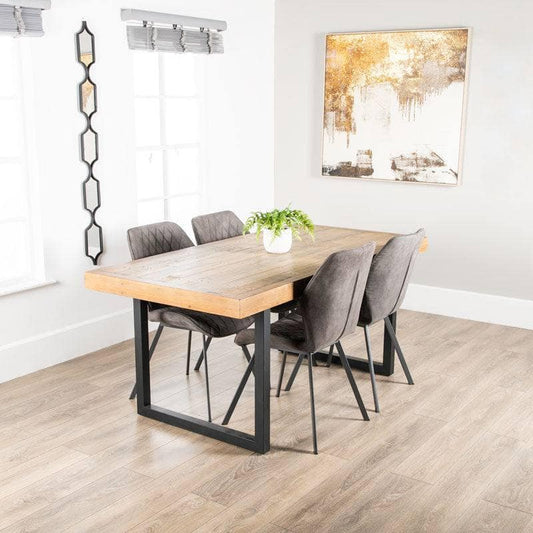 Furniture  -  Lincoln Fixed Table & 4 Toronto Grey Chairs  -  50153042
