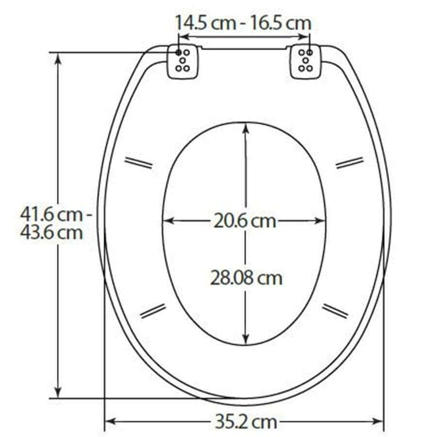 Homeware - Bemis Buxton White Stay Tight Toilet Seat - 50090624
