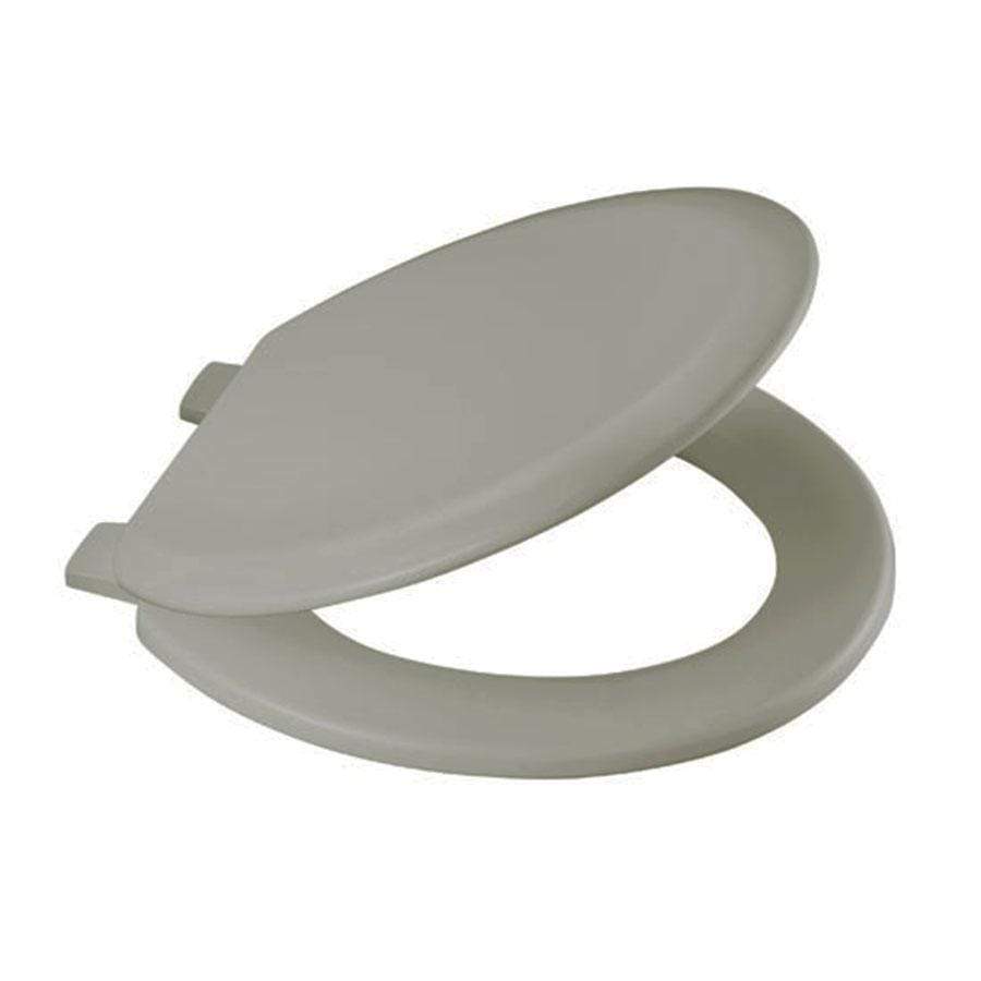Homeware - Bemis Chicago Whisper Grey Hardwood Toilet Seat - 00582629