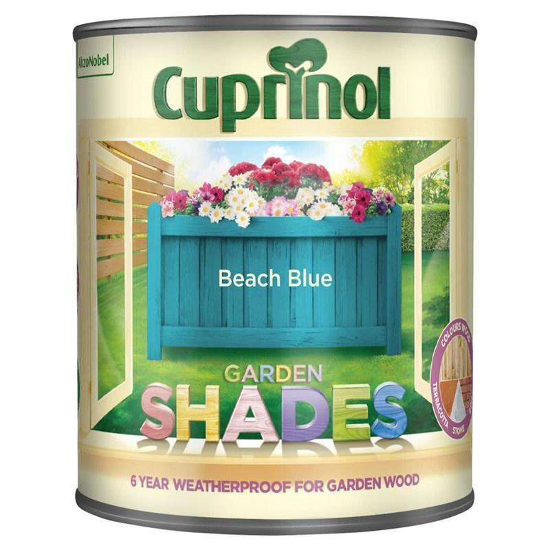 Paint  -  Cuprinol Garden Shades 1L Beach Blue Garden Paint  -  50149524
