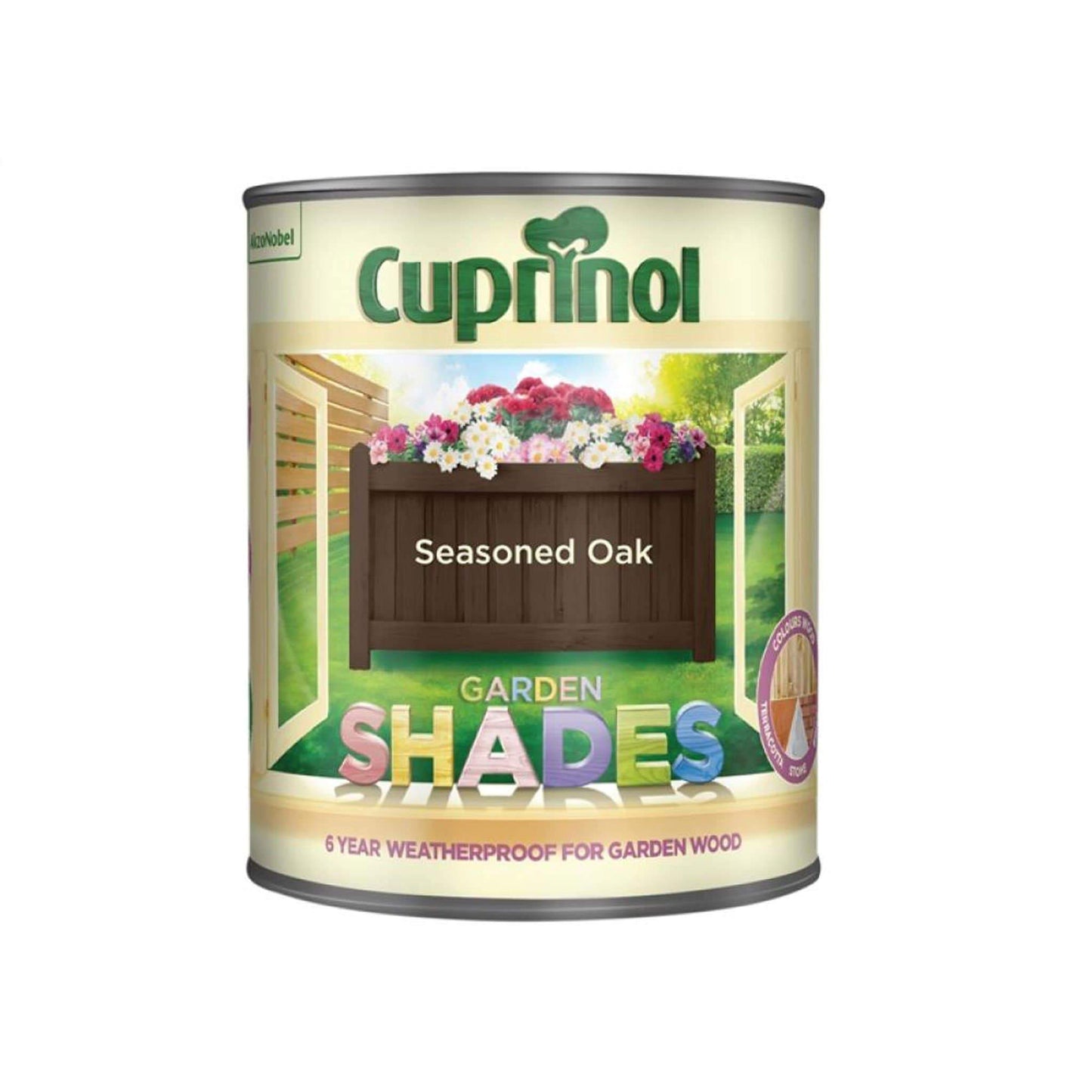 Paint - Cuprinol Garden Shades 1L Seasoned Oak - 50149534