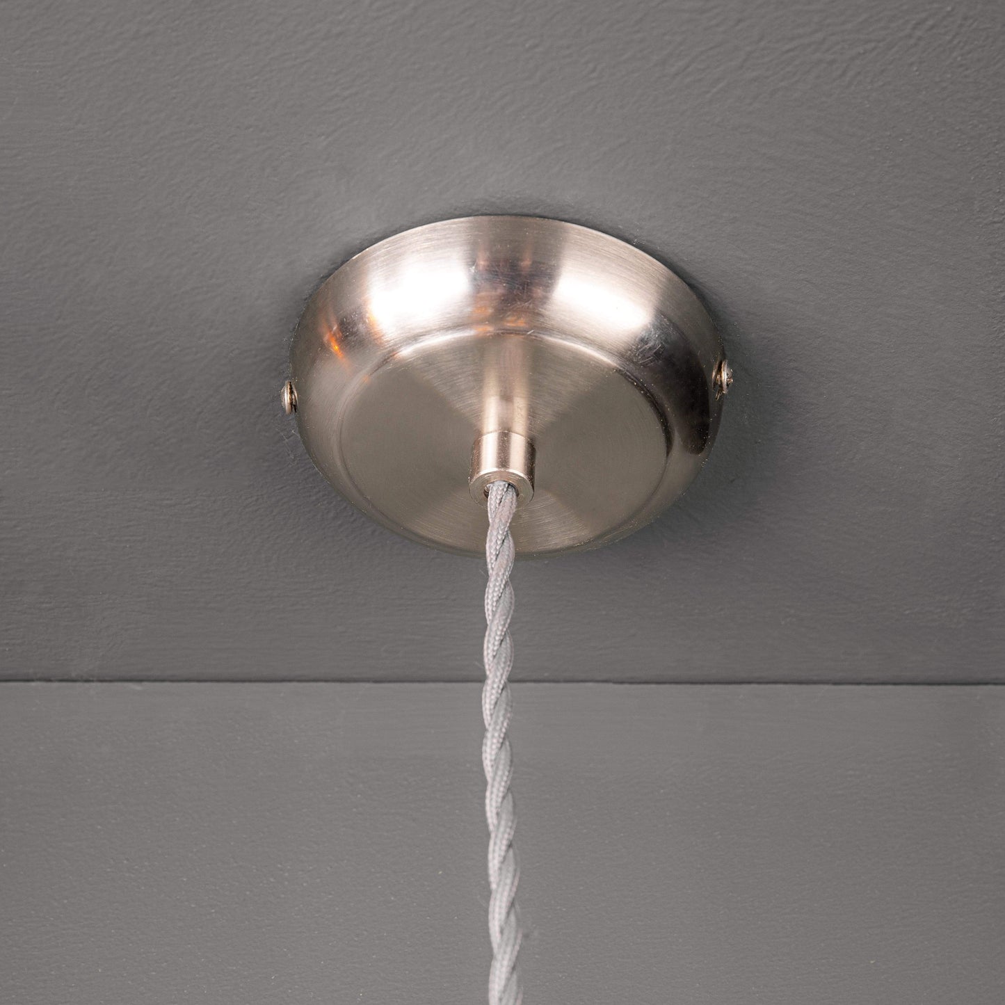 Lights - Dale Satin Nickel Cable Suspension Ceiling Light - 50150533