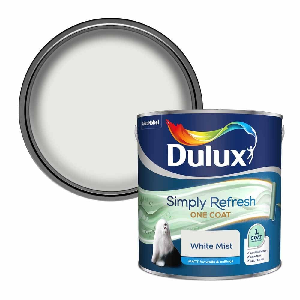Paint - Dulux Simply Refresh White Mist 2.25L - 50156169