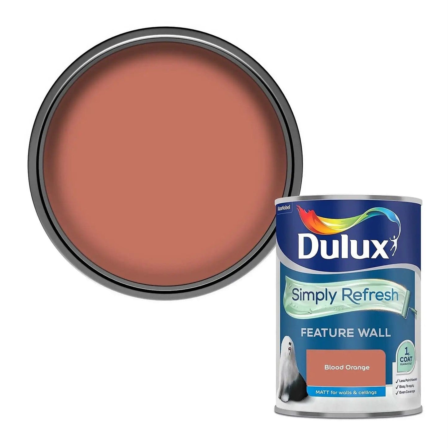 Paint - Du Refresh Fw 1.25L Blood Orange - 50156127