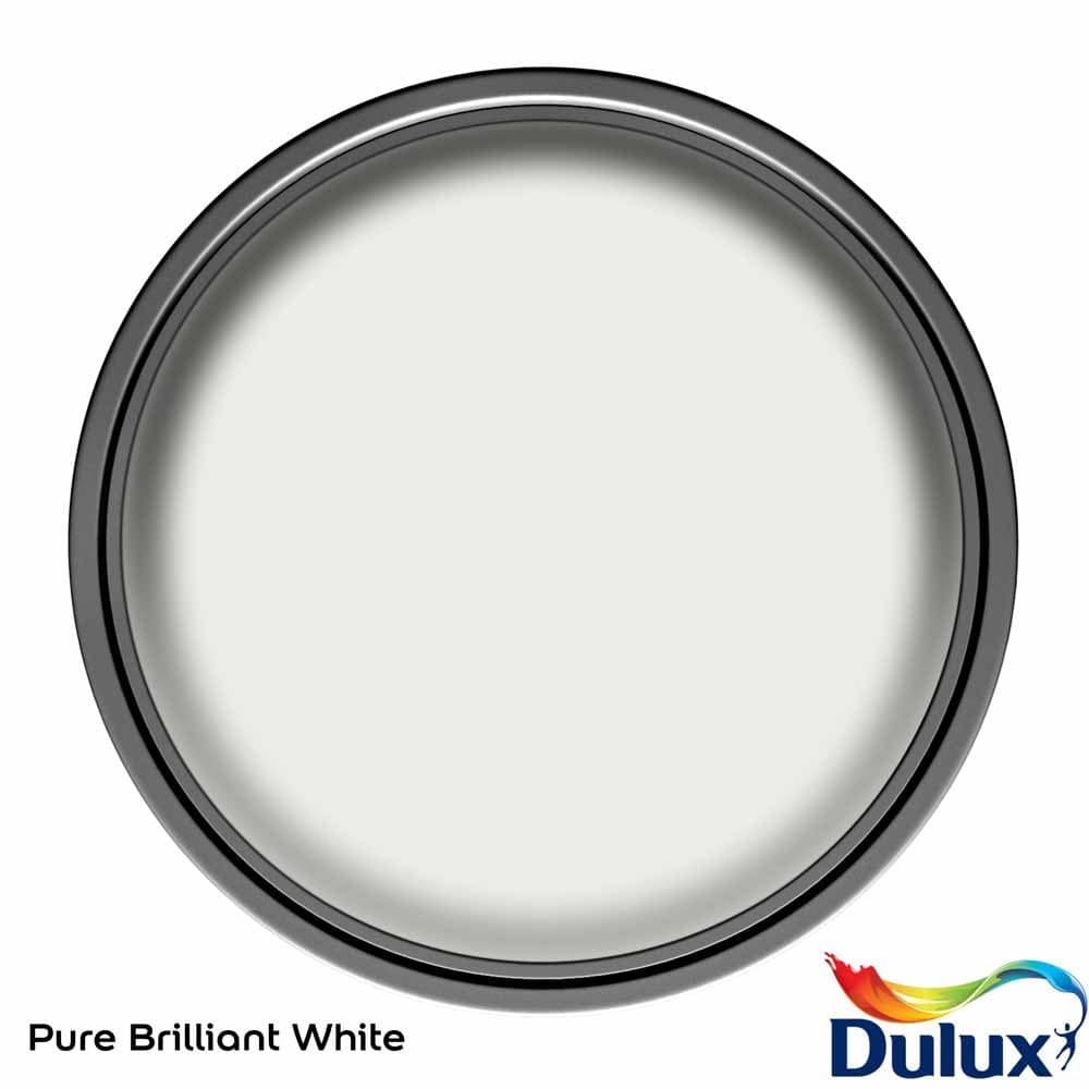 Paint - Dulux 5L Pure Brilliant White Silk Paint - 50152940