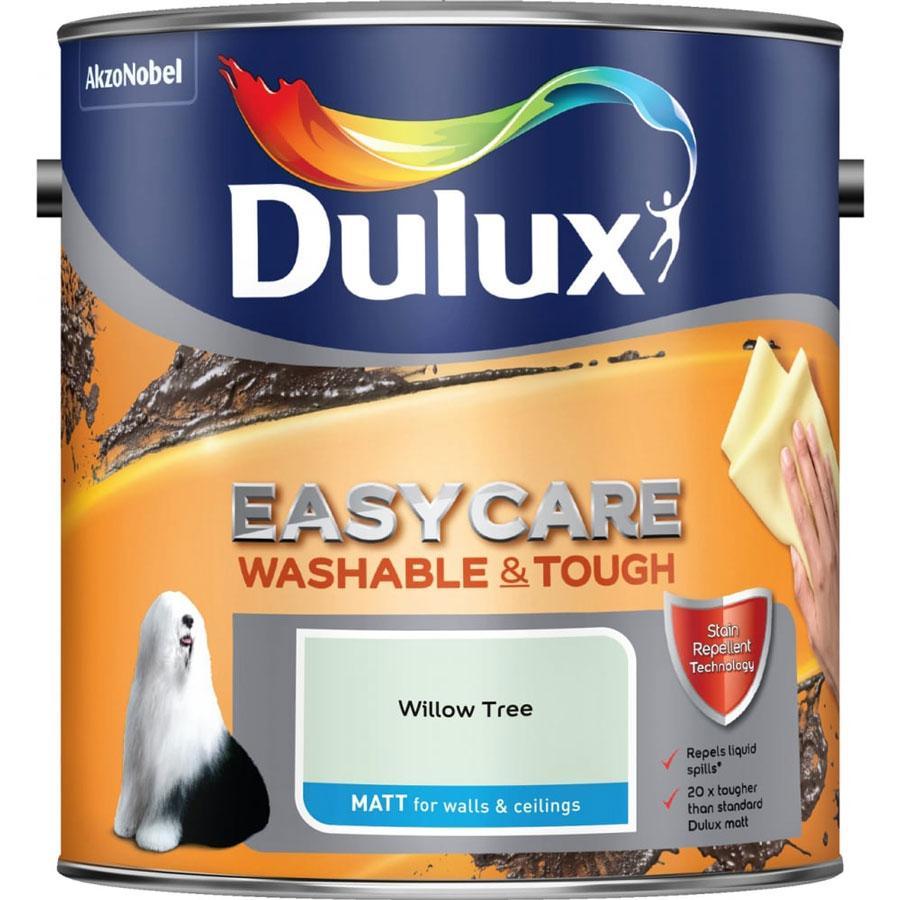Paint - Dulux Easy Care Matt Emulsion 2.5L Willow Tree - 50134377