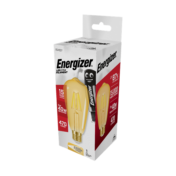 Lights - Energizer Led Gold Bulb St64-40W S9433 - 50136842
