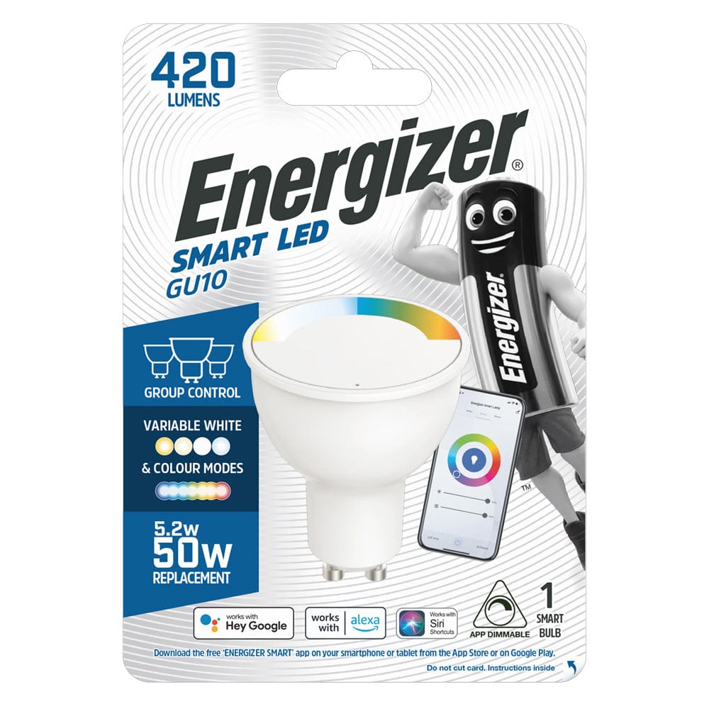 Lights - Energizer 5W Smart Led Gu10 Bulb - 60000188