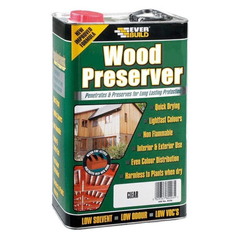 Paint - Everbuild Clear Wood Preserver - 50138077