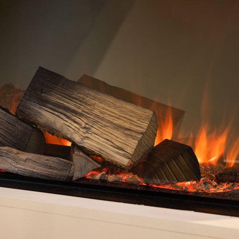 Fireplaces  -  Ash Electric Wall Mounted Fire with Logs  -  60004311