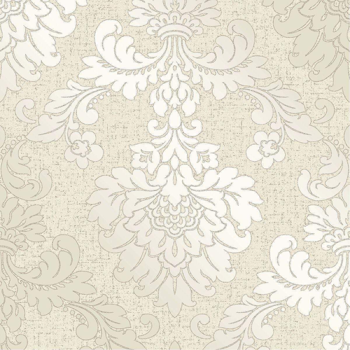 Wallpaper - Fine Decor Quartz Damask Gold Glitter Wallpaper - FD41970 - 50138742