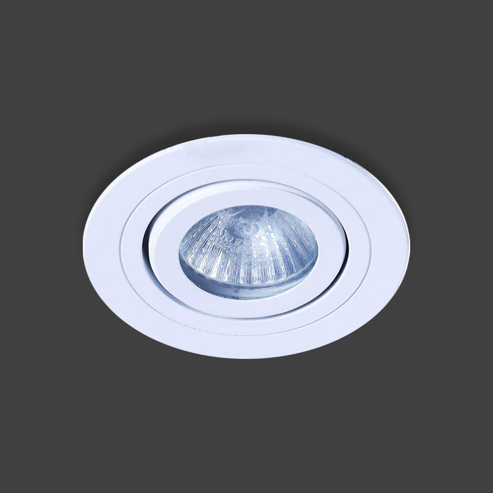 Lights - Forum Spa White Cali Tiltable Downlight Bathroom Light - 50155589
