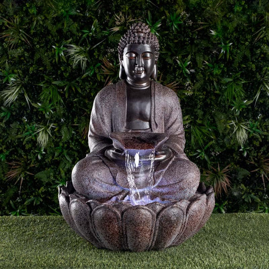  -  Grey Sitting Buddha Water Feature  -  60006114