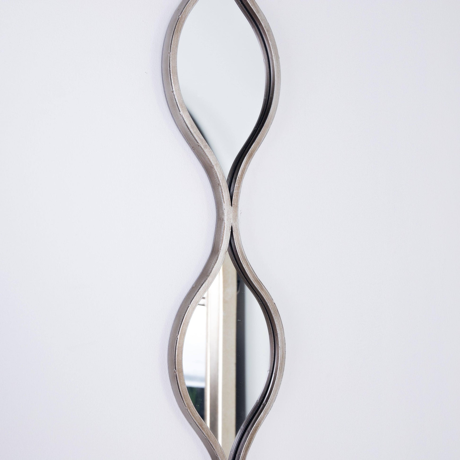 Mirrors  -  Hill Decorative Hanging Mirror Silver - 18386  -  60003026