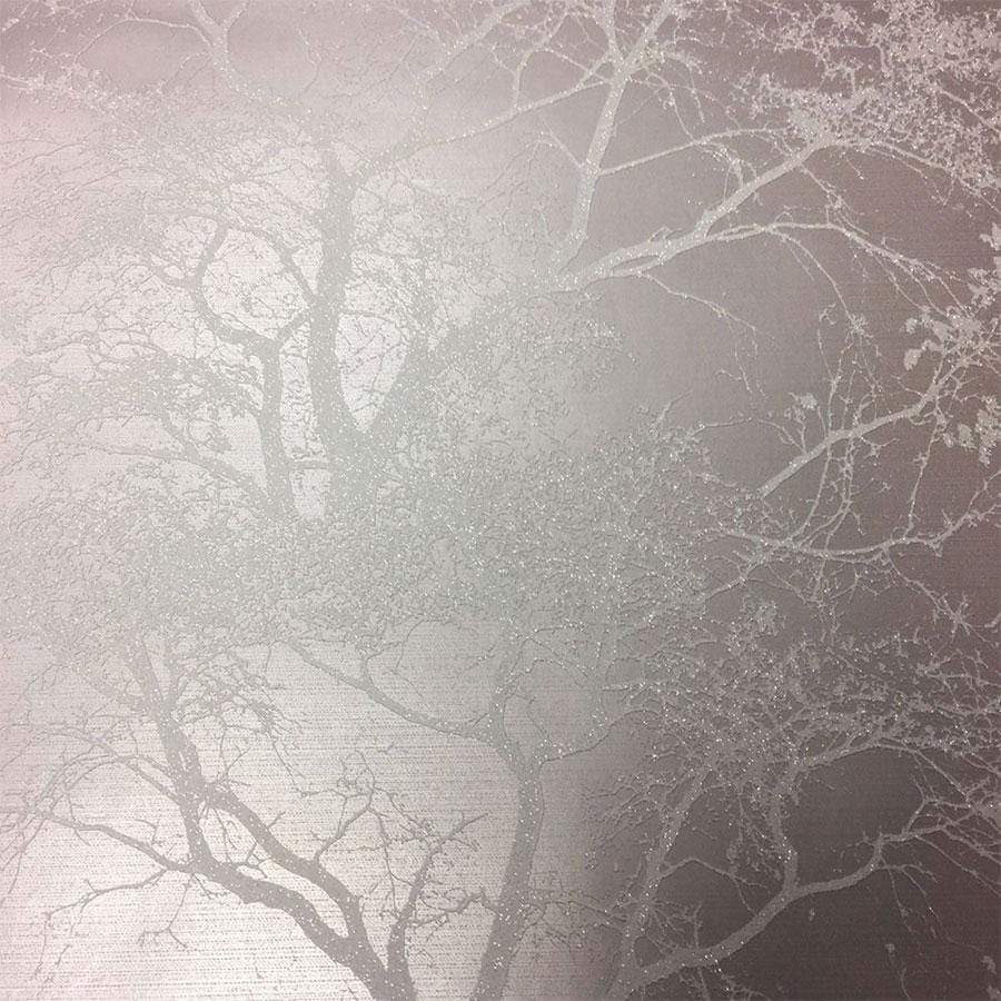 Wallpaper - Holden Midas Whispering Trees Grey Glitter Wallpaper - 65401 - 50142164