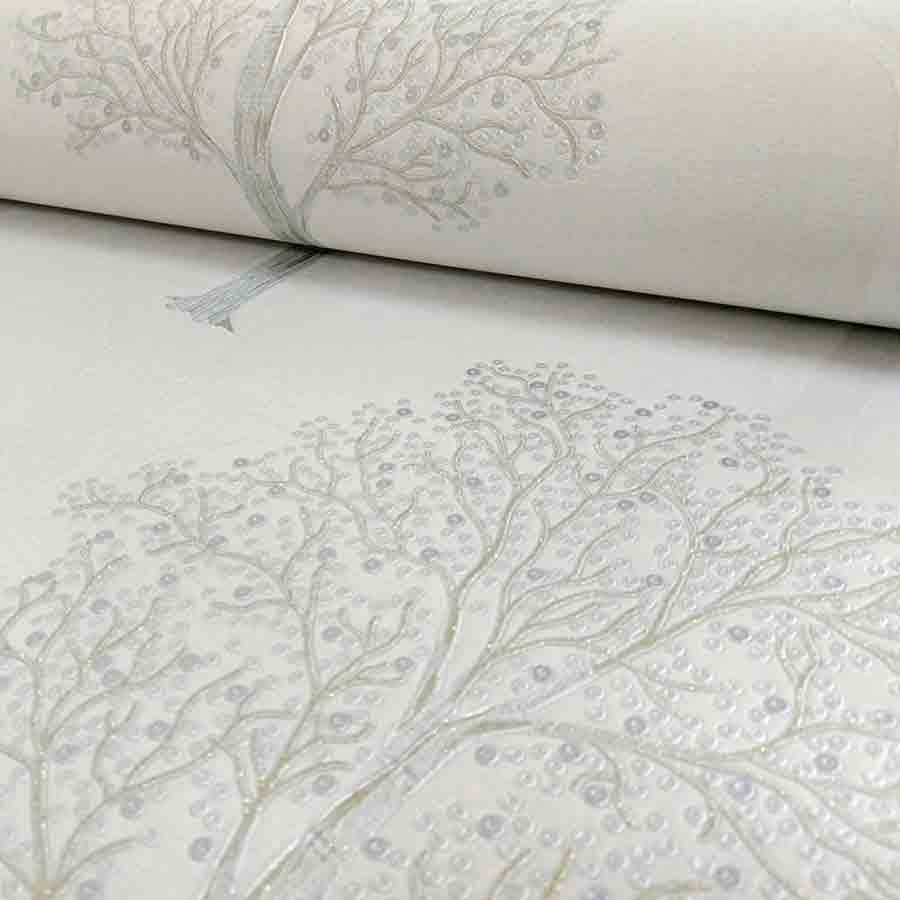 Wallpaper - Holden Ornella Grey Tree Glitter Wallpaper - 35253 - 50127265
