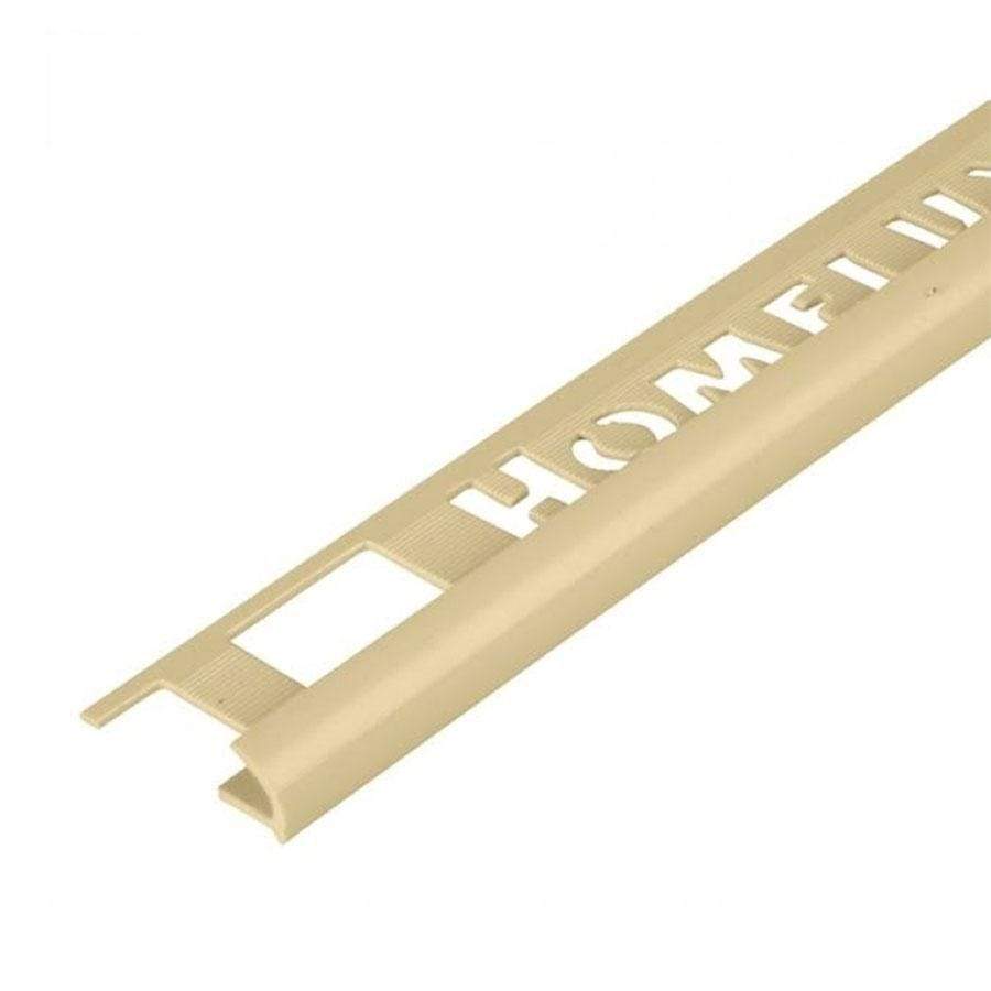 Flooring & Carpet - Homelux 12Mm Round Pvc Soft Cream Tile Trim 1.83 Metre - 50021675