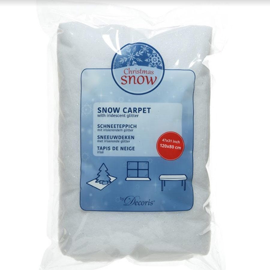 Christmas - Glitter Snow Carpet - 120 X 80cm - 50149928