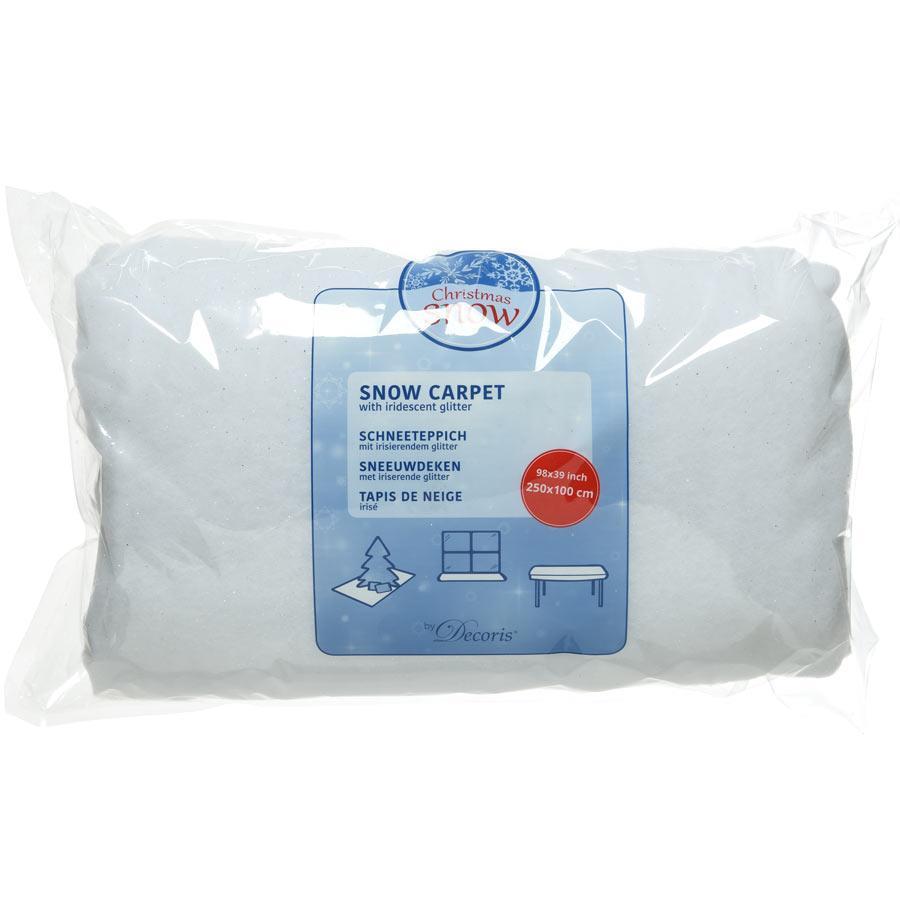 Christmas - Glitter Snow Carpet - 250 X 100cm - 50149929