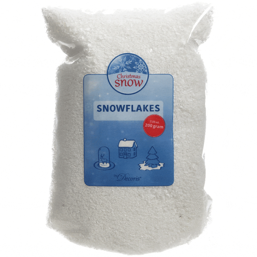 Christmas - White 200G Bag Artificial Christmas Snowflakes - 50138046