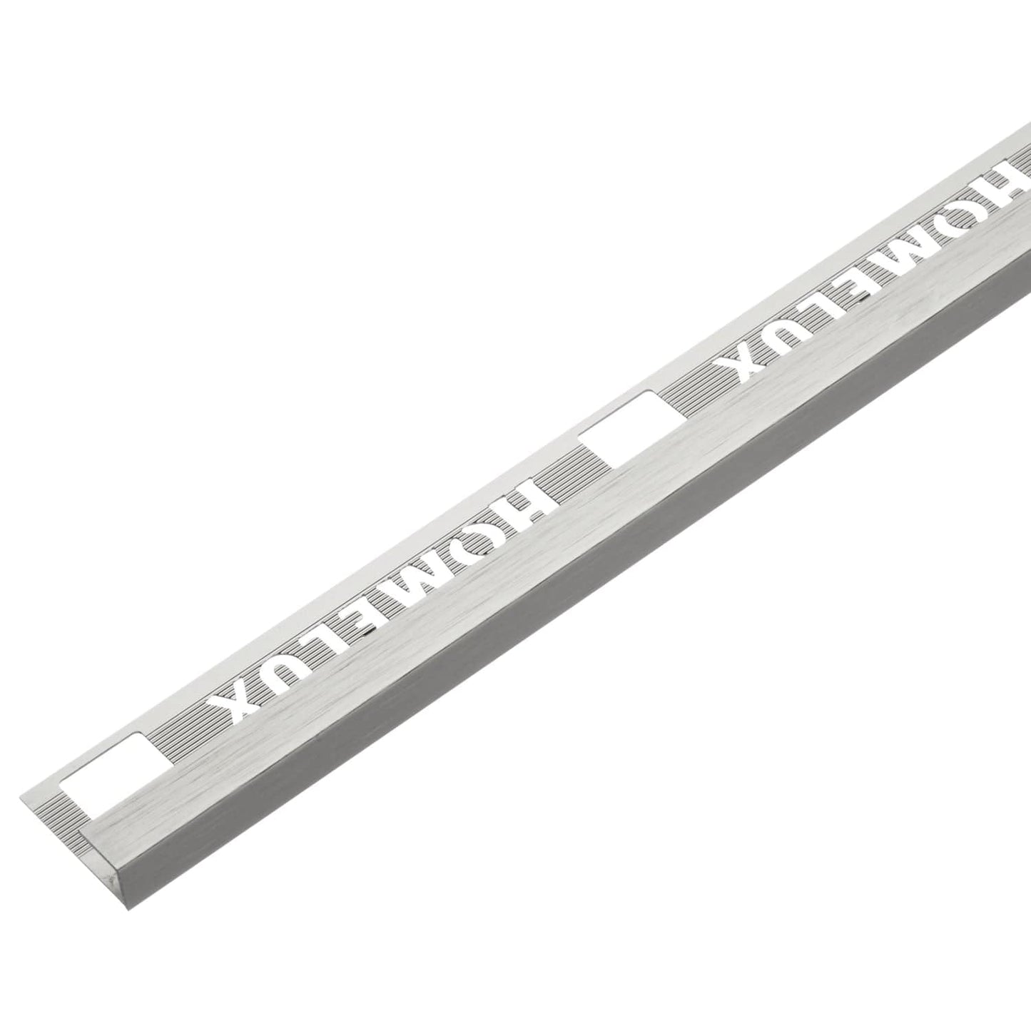 Flooring & Carpet - Metal Square Edge Tile Trim 12.5mm Stainless Steel - 50143847