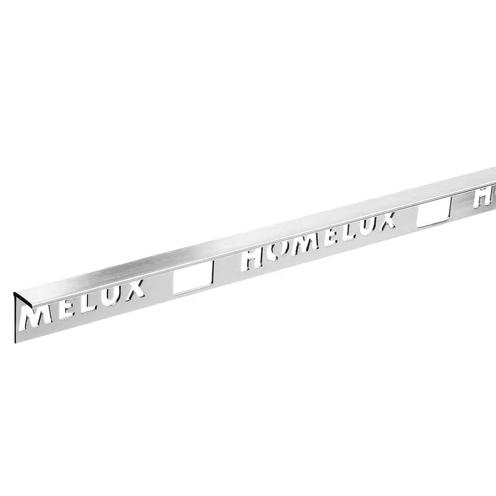 Flooring & Carpet - Metal Straight Edge Tile Trim 8Mm Silver - 50143843