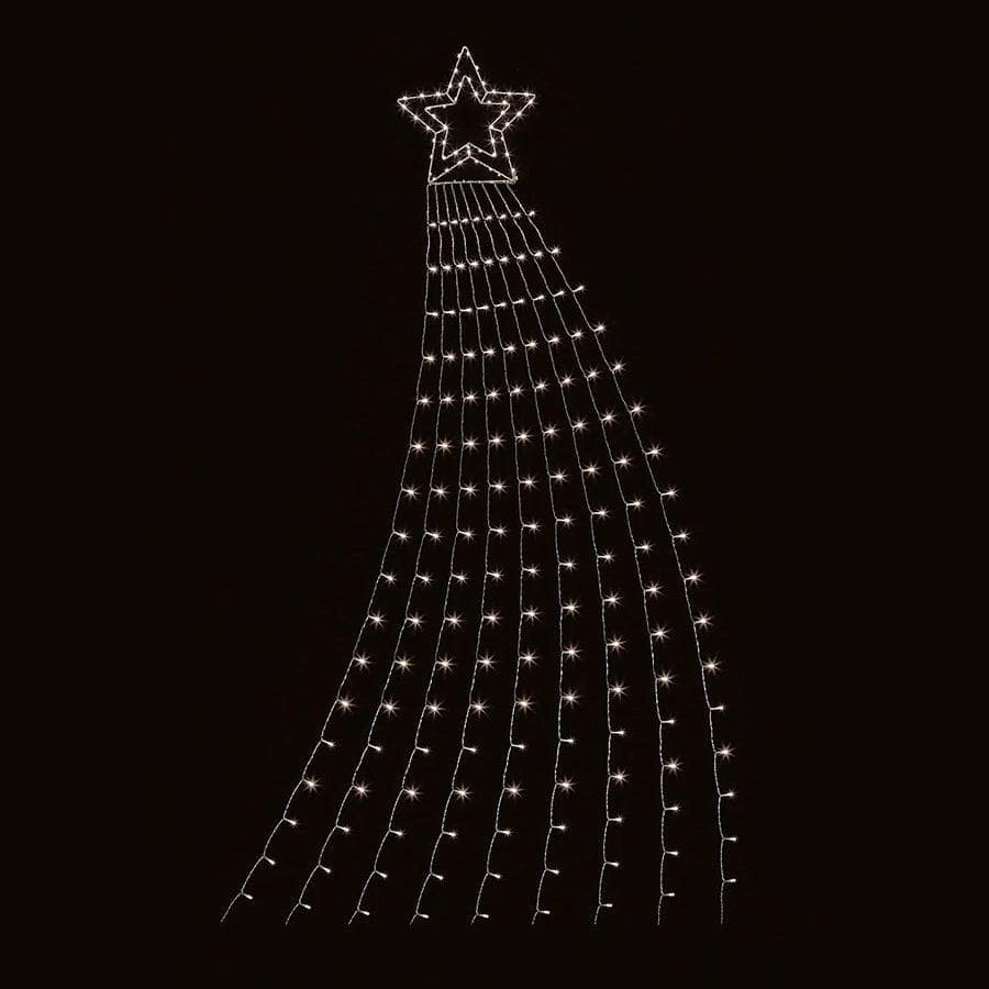 Christmas - Multi Action 3 Metre White Shooting Star LED Christmas Lights - 60004065