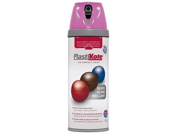 Paint - Plastikote Twist And Spray Gloss Pink Burst Paint - 50090938
