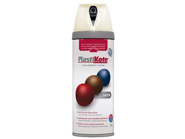 Paint - Plastikote Twist And Spray Satin Porcelain Paint - 50090966