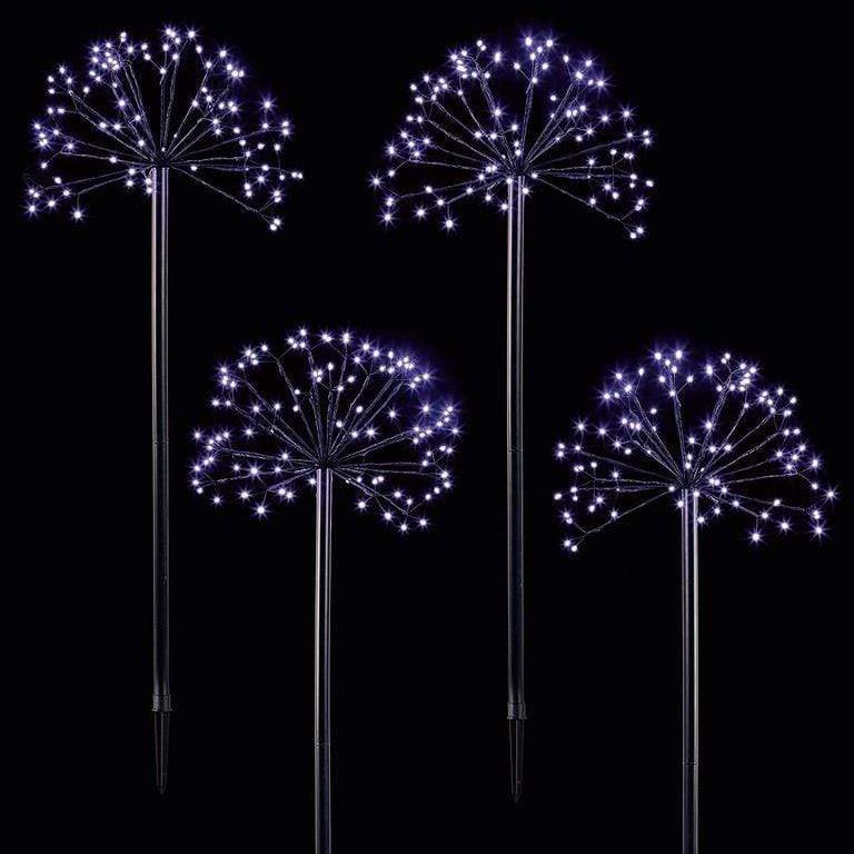 Christmas - Cool White Sputnik Path Finders - Set of 4 - 60001010