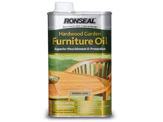 Paint  -  Ronseal 1 Litre Natural Oak Hardwood Furniture Oil  -  50112222