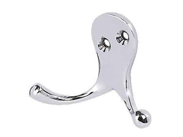 DIY - Select Chrome Double Robe Hook - 00336918