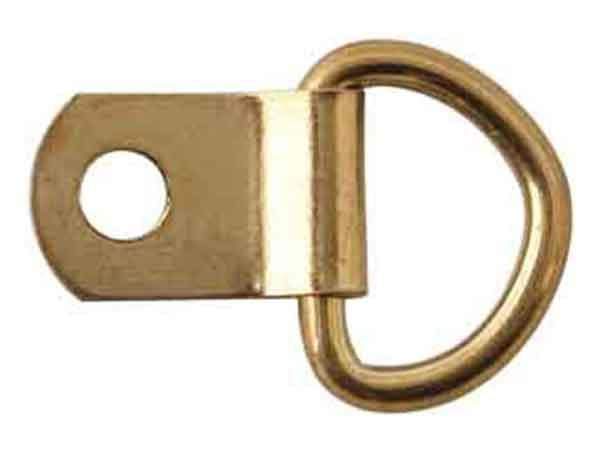 DIY - Select D Rings Large Electro Brass - 50059296