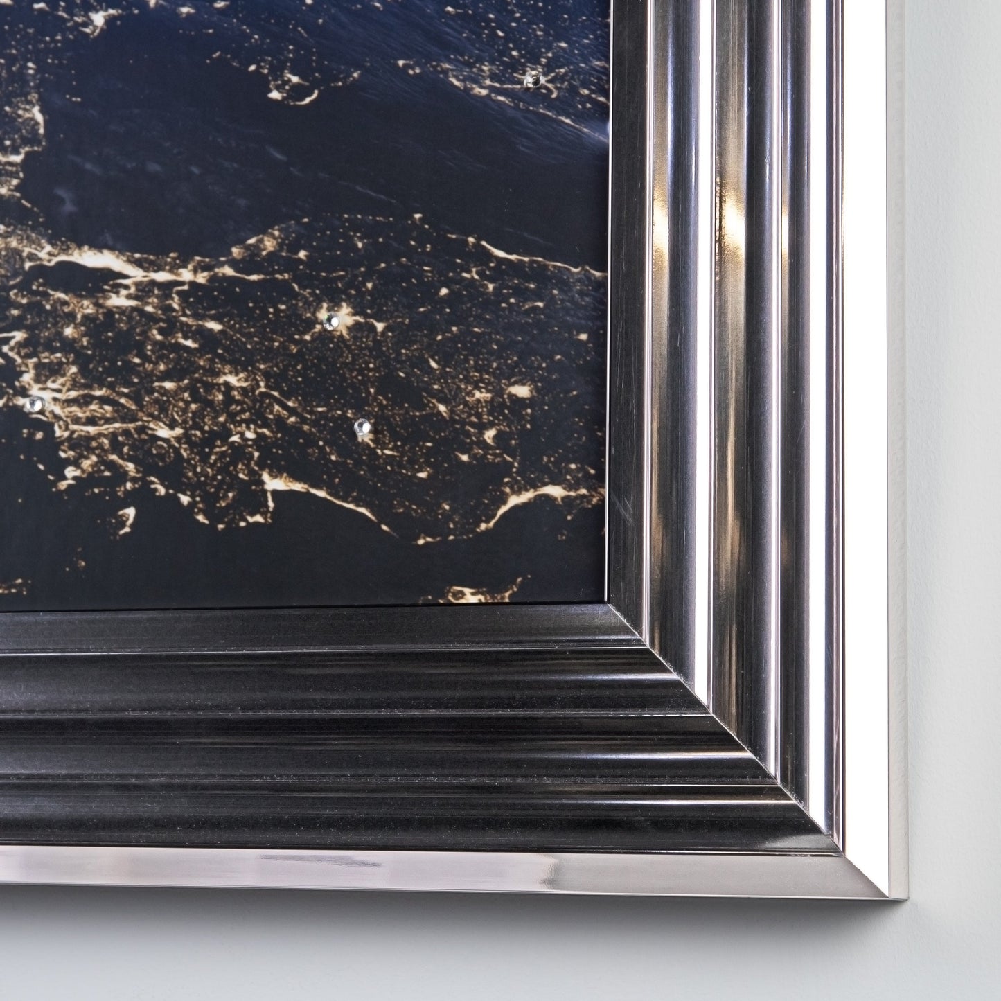 Pictures - Shh World From Above Framed Picture 114 X 74Cm - 60003245