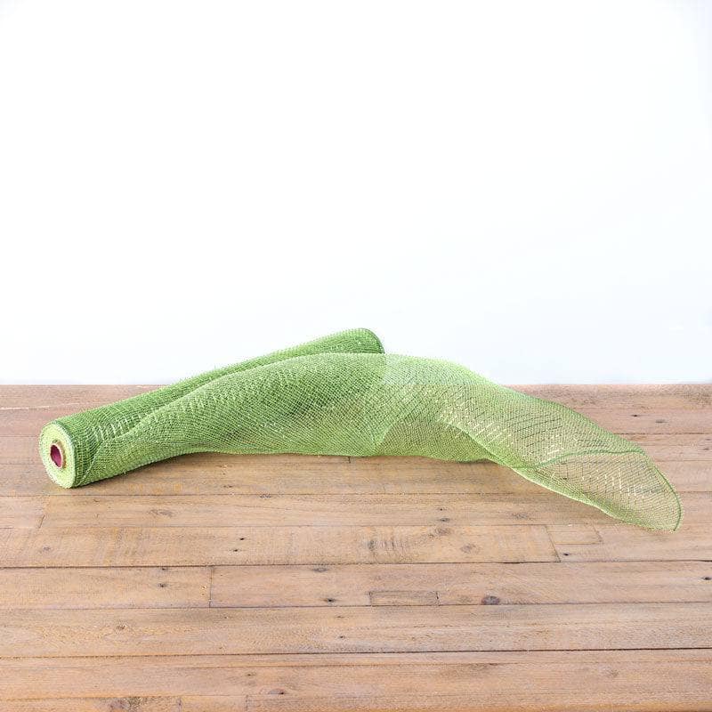 Christmas - Soft Green Mesh Roll of Ribbon - 10m (33ft) - 60000938