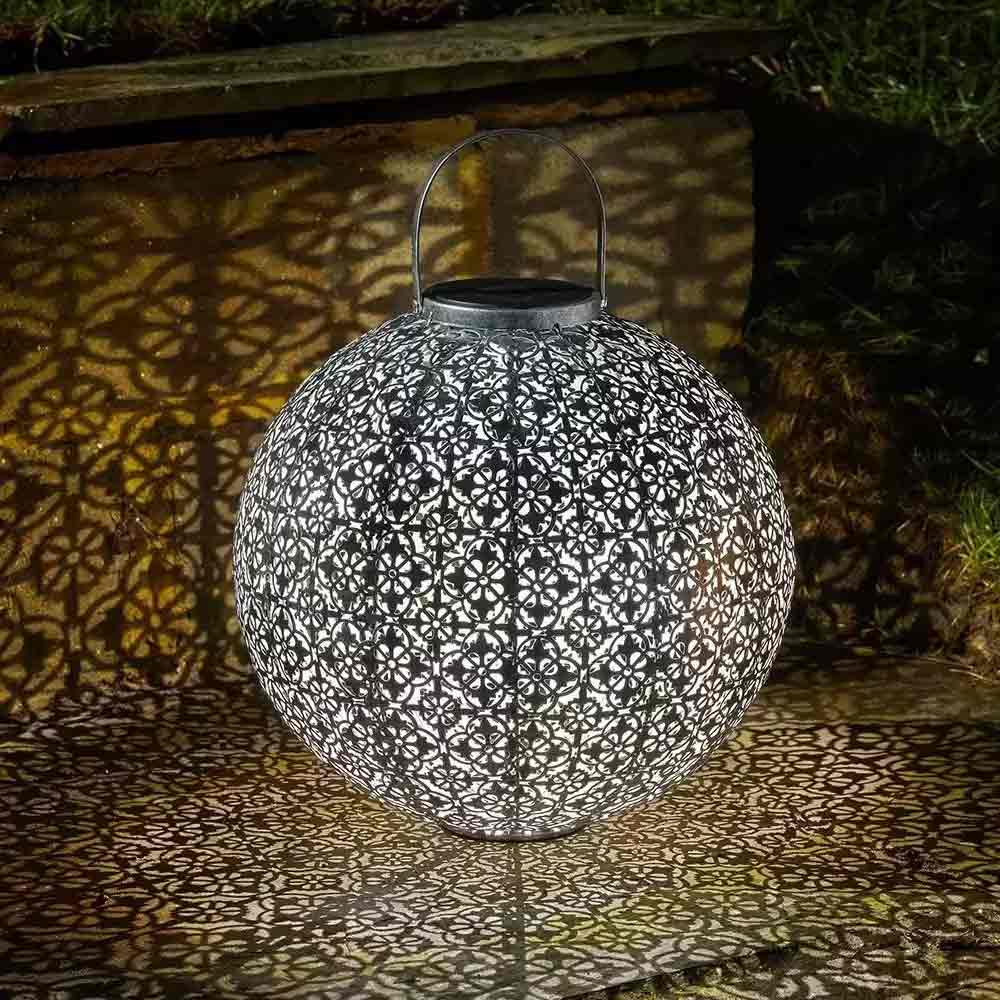 Gardening  -  Solar Jumbo Damasque Lantern  -  50155407