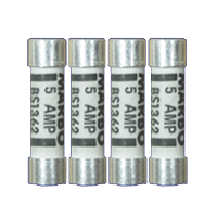DIY  -  5Amp British Plug Fuses - 4 Pack  -  50136656